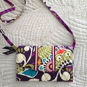 Vera Bradley Purple Floral Crossbody Bag